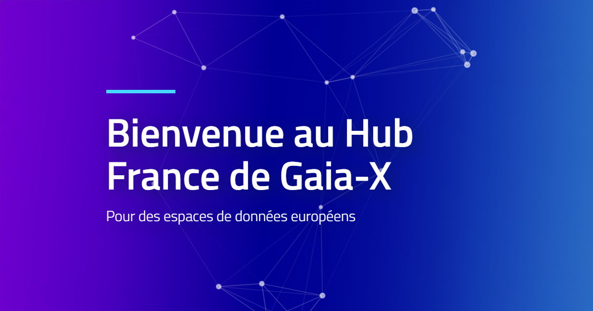 Un nouveau site web pour le Hub France de Gaia-X